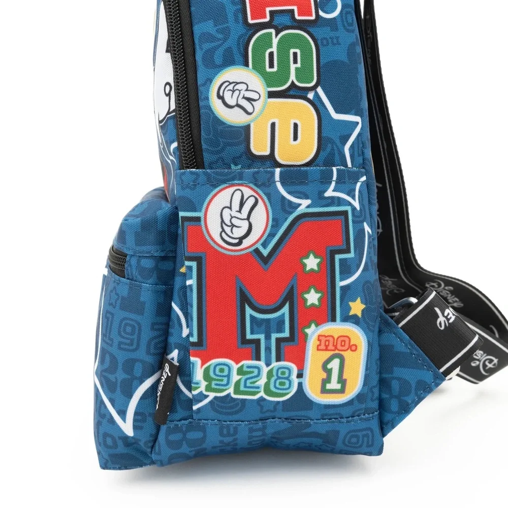 NEW WondaPop Disney Mickey Mouse Nylon Disneyland Adult Kid Mini Backpack